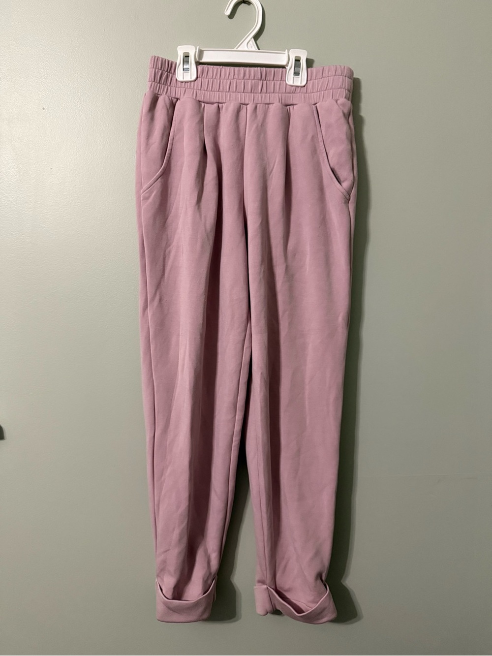 Varley DoubleSoft® Rolled Cuff Pant 25” XXS Mauve Marl